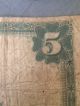1902 Five Dollar Bill First National Bank Of Olean York Sept 13,  1914.  B Large Size Notes photo 11