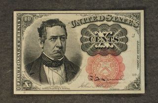 Fifth Issue 10c Fractional Note - Fr1266 - Gorgious Uncirculated photo