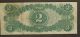 Series 1917 $2 Legal Tender $2 Note Vf - Fr66 Large Size Notes photo 1