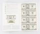 Sheet Of Four (4) Uncut 2001 $5 Bills From Bureau Of Engrave & Print W/ Brochure Small Size Notes photo 2
