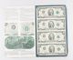 Sheet Of Four (4) Uncut 1995 $2 Bills From Bureau Of Engrave & Print W/ Brochure Small Size Notes photo 2