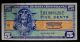Vintage Us Military Payment Certificate 5 Cent Note - Series 521 Xf Paper Money: US photo 1