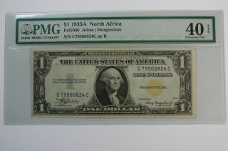 1935a $1 North Africa Silver Certificate Fr 2306 Pmg Xf - 40 Epq photo