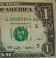 2009 $1 Frn W/ Near Repeater Serial Number - Fr - 1934 - E - Vf+ Small Size Notes photo 1