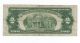 1953 Red Seal $2.  00 Jefferson Note,  Two Dollar Bill A11960944a Small Size Notes photo 3