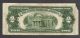 $2 Antique 1928 Dollar Bill Usa Note Paper Money Old Currency Large Red Seal G Small Size Notes photo 1