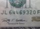 Error 20 Dollar Bill Serial Number Blotched Paper Money: US photo 2