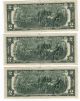 3 - (1976) Two Dollar Bills (consecutive Serial Numbers) Alomst Uncirculated Small Size Notes photo 1