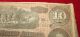 1864 Confederate State Of Richmond Ten Dollar $10 Treasury Note 58308 Paper Money: US photo 1