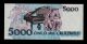 Brazil 5000 Cruzeiros (1993) Pick 232c Unc. Paper Money: World photo 1
