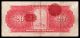 El Banco De Mexico 20 Pesos 1933 (anchos) Serie F,  M4617f / Bkm - 2552 Fine North & Central America photo 1