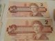 Foregin Paper Money Circulated Old French 1970 ' S Canada 1 - 2 Dollar Eng 5 Pound Paper Money: World photo 3