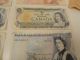 Foregin Paper Money Circulated Old French 1970 ' S Canada 1 - 2 Dollar Eng 5 Pound Paper Money: World photo 4