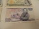 Foregin Paper Money Circulated Old French 1970 ' S Canada 1 - 2 Dollar Eng 5 Pound Paper Money: World photo 6