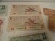 Foregin Paper Money Circulated Old French 1970 ' S Canada 1 - 2 Dollar Eng 5 Pound Paper Money: World photo 8