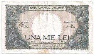 (r411202) Romania Paper Note - 1000 Lei 1941 - Vf photo