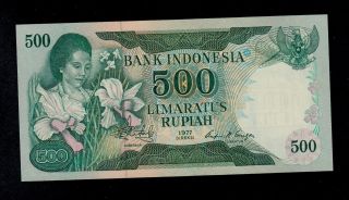 Indonesia 500 Rupiah 1977 Pick 117 Unc. photo