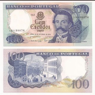 Portugal Banknote,  100 Escudos 1978,  Uncirculated photo
