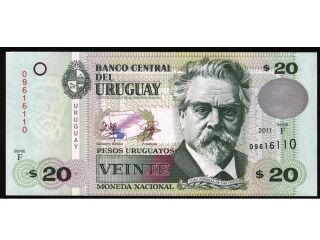 Uruguay - Note - 20 Pesos Uruguayos - 2011 