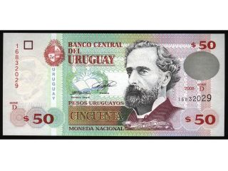 Uruguay - Note - 50 Pesos Uruguayos - 2008 