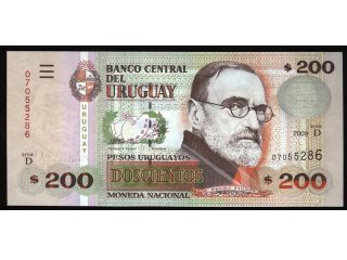 Uruguay - Note - 200 Pesos Uruguayos - 2009 