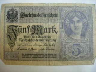 Germany 5 Mark 1917 photo