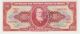Brazil - 1967 Nd Provisional Issue 10 Cents On 100 Cruzeiros Low Serial Paper Money: World photo 3