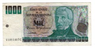Argentina Note 10 Pesos 1956 - 7 Serial D Mazaferri - Laurencena P 270a Aunc photo