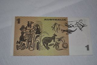 Australia 1974 1 Dollar Note 