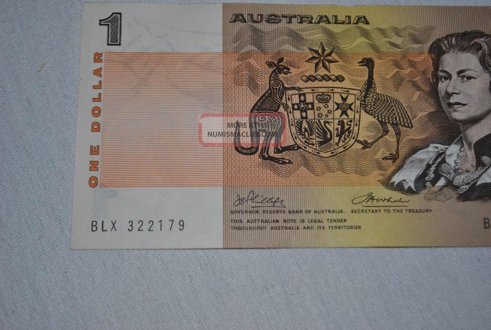 Australia 1974 1 Dollar Note 