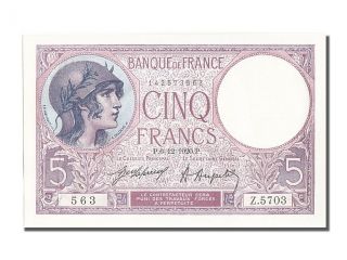 French Paper Money,  5 Francs Type Violet,  06 Décembre 1920,  Fayette 3.  4 photo