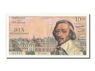 French Paper Money,  10 Nouveaux Francs Type Richelieu,  05 Mars 1959,  Fayette. . . photo