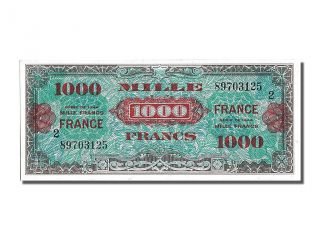 French Paper Money,  1000 Francs Type Verso France photo