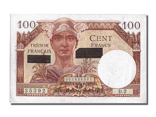 French Paper Money,  100 Francs Type Suez photo
