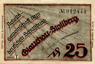 Germany 25 Pfennig 1921 Stolberg 00010461 photo
