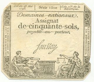 France 50 Sols 1793 photo
