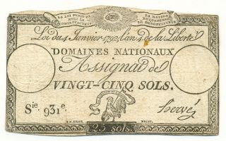France 25 Sols 1792 photo