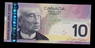 Canada 10 Dollars 2005/2008 Pick 102ad Unc. photo