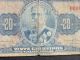 1943 Brazil 20 Cinquenta Cruzeiros Banknote Worl War Ii Era Paper Money: World photo 1