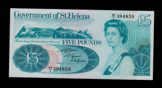 Saint Helena 5 Pounds (1981) Pick 7b Unc. photo