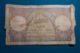 Morocco 100 Francs 14 - 5 - 41 Bank Note B.  847 Ag Filler Frayed Edges. Africa photo 1