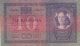 10 Kroner/korona 1919 With Unknown Serbian Cyrillic Overstamp+registration No. Europe photo 1