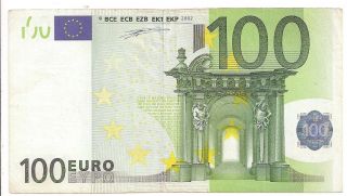 100 Euro Greece [y] Duisemberg Code [g006c4] Circulated Rare. photo