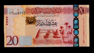Libya 20 Dinars (2013) Pick Unc. photo