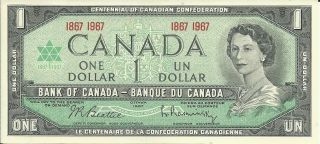 1967 Uncirculated Canadian Centennial $1 (10308) photo