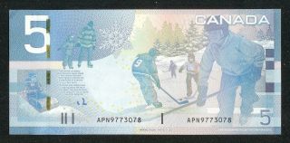 Bc - 67b Printed 2008 Apn 97730xx C - Unc Jenkins - Carney - $5 Bank Of Canada 2006 photo