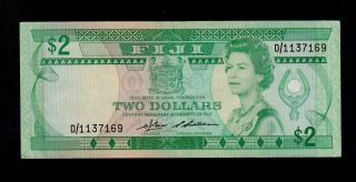 Fiji 2 Dollars (1983) D/11 Pick 82 Vf. photo