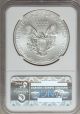 2012 - (w) $1 Silver Eagle,  West Point,  First Release,  Ngc Ms70 Silver photo 1