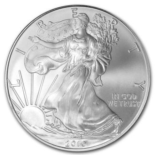 2010 1 Oz Silver American Eagle Coin photo