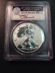 2011 P Silver Eagle Pcgs Pr69 Reverse Proof First Strike 25th Anniversary Silver photo 1